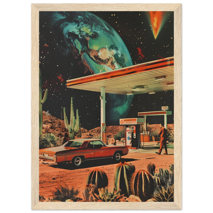 Interstellar Pit Stop - Poster - Arthena