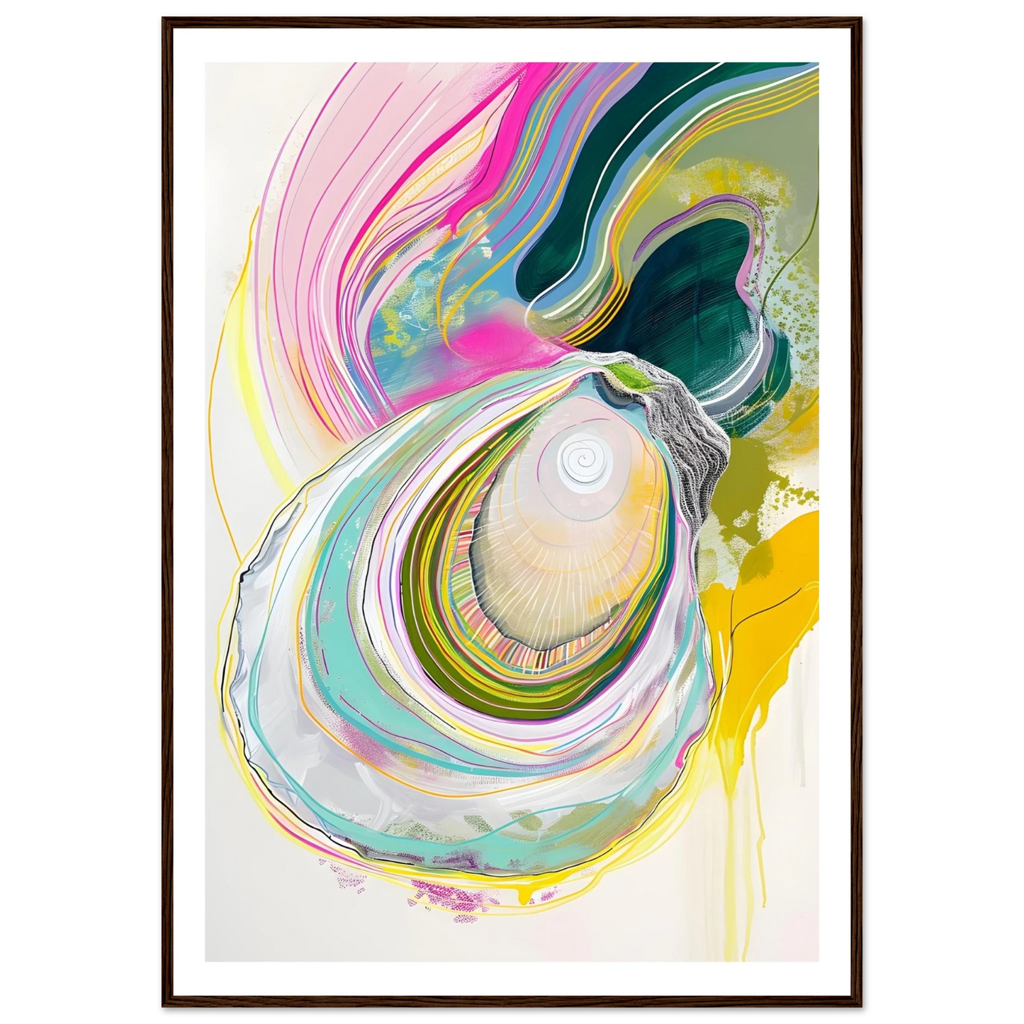 Colorful Oyster - Poster - Arthena