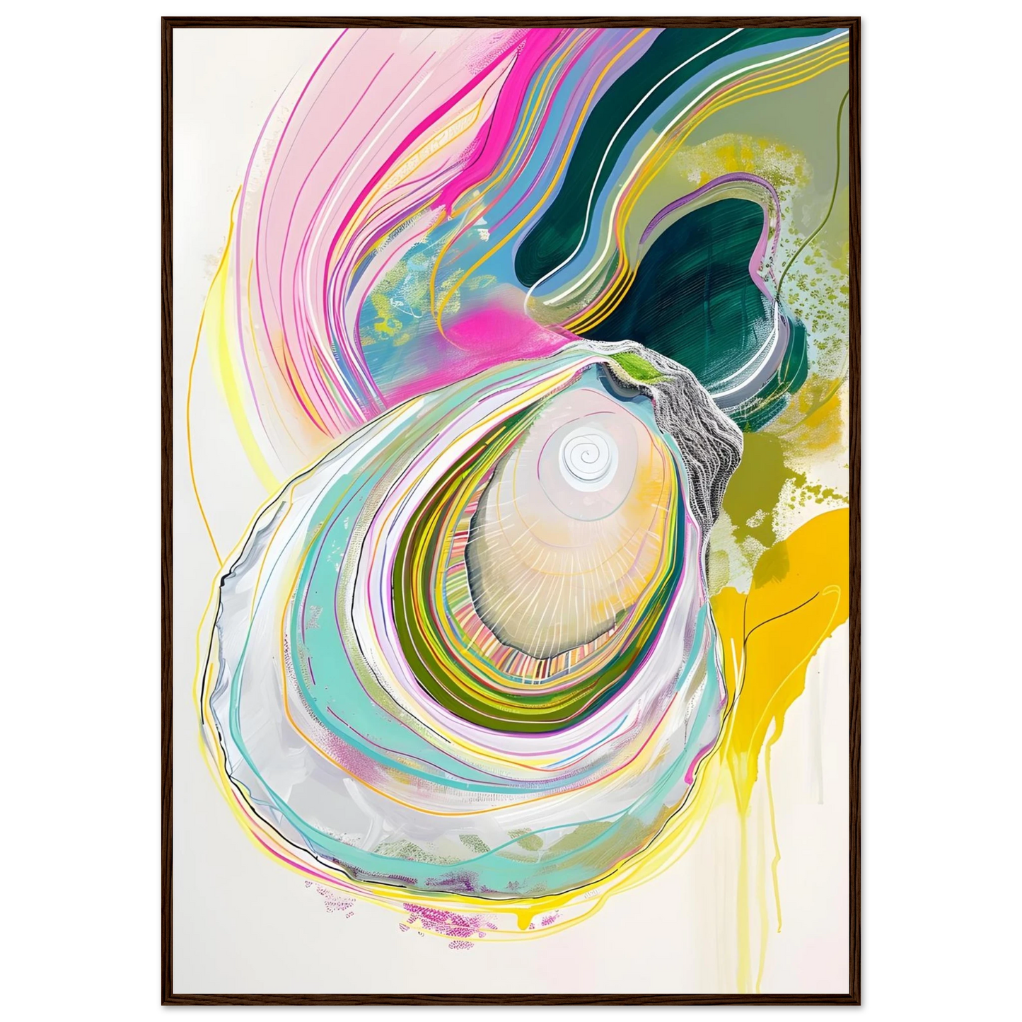 Colorful Oyster - Poster - Arthena