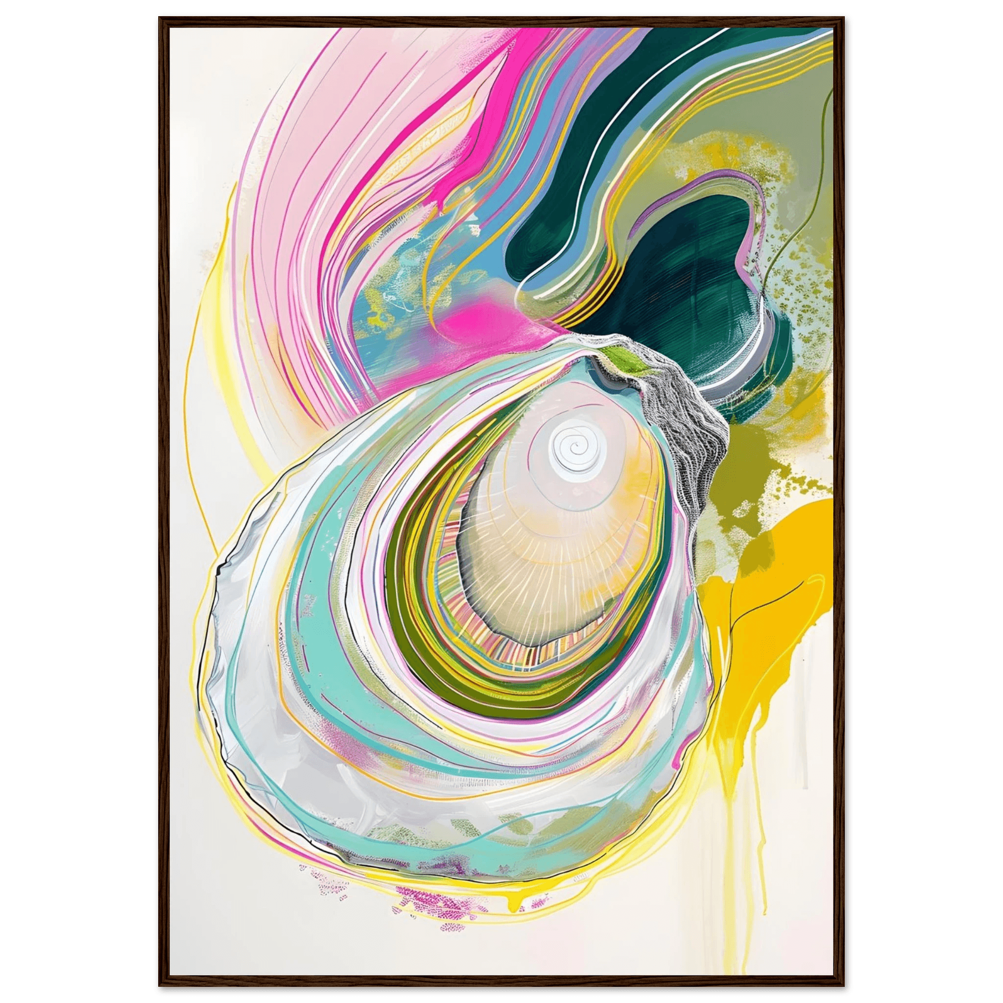 Colorful Oyster - Poster - Arthena