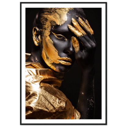 Eclipsed in gold - Poster - Arthena