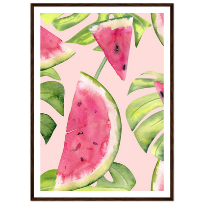 Watermelon Slices - Poster - Arthena