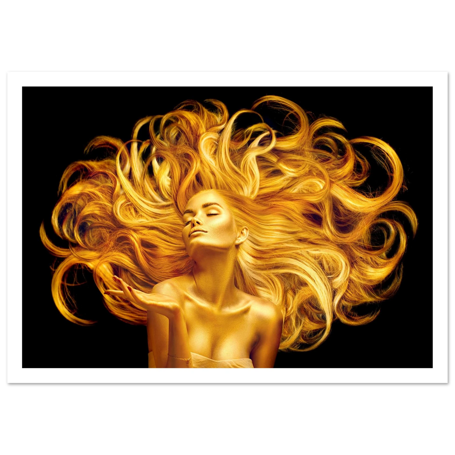 Golden Flow - Poster - Arthena