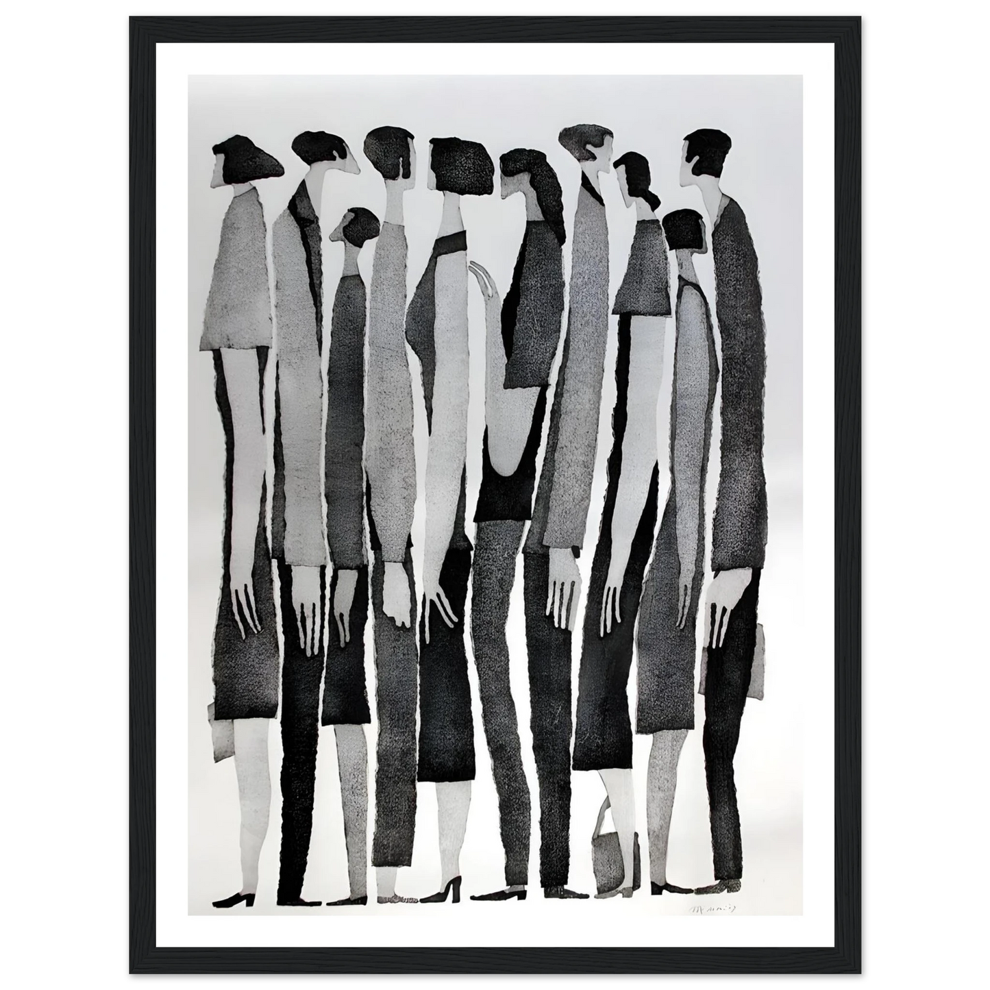 Silent Crowd - Poster - Arthena