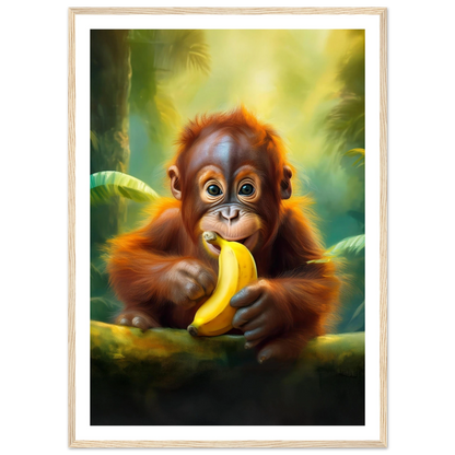 Orangutang Baby - Poster - Arthena