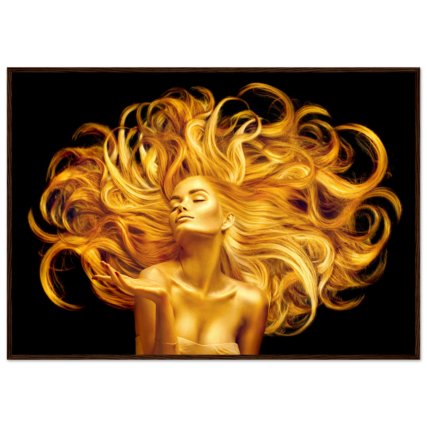 Golden Flow - Poster - Arthena