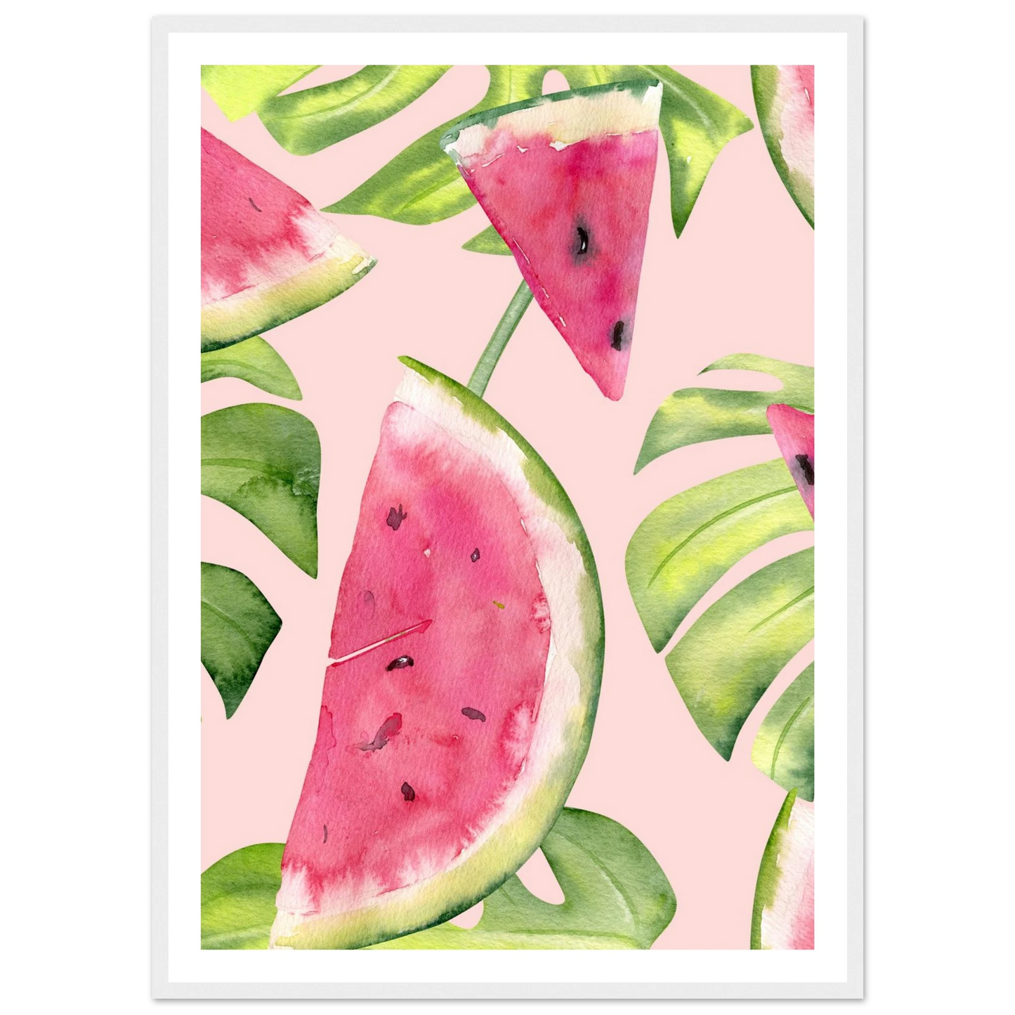 Watermelon Slices - Poster - Arthena