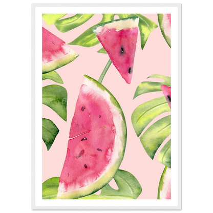 Watermelon Slices - Poster - Arthena