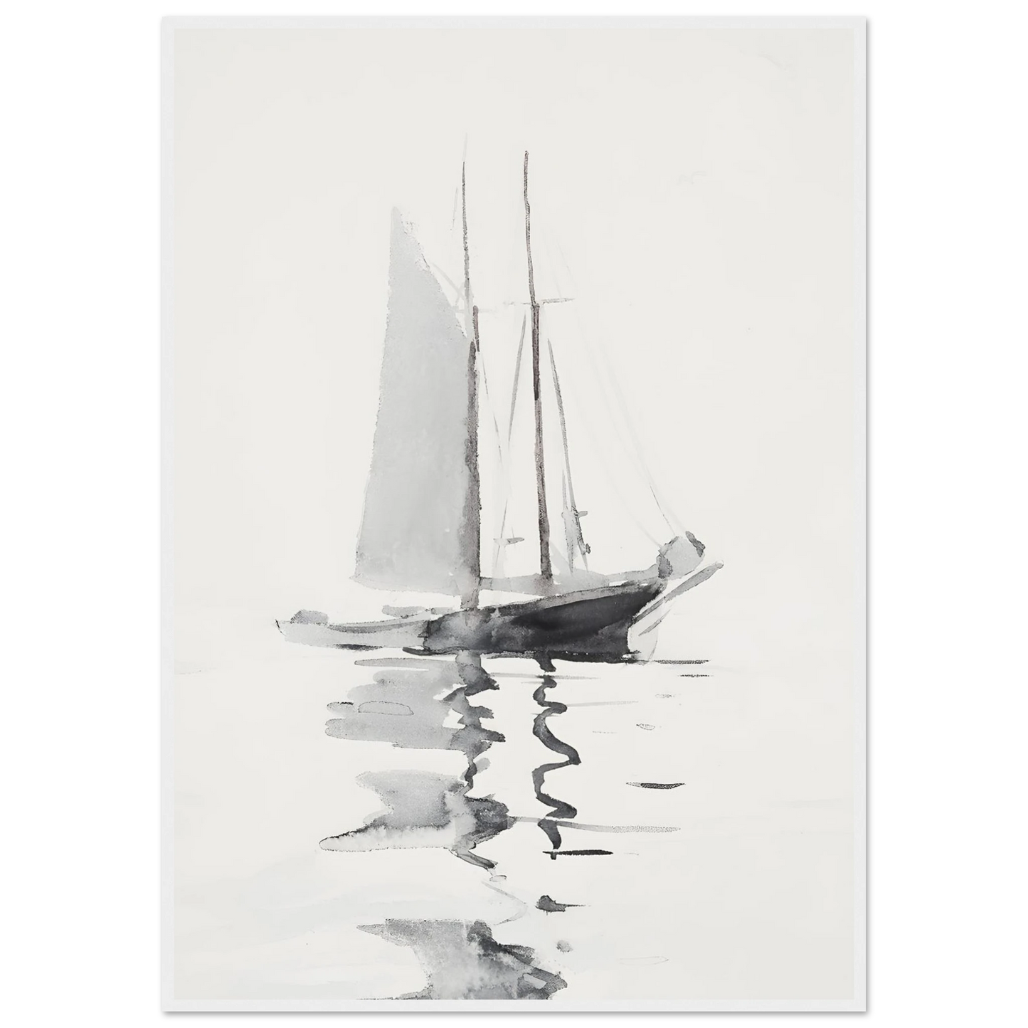 Abstract boat - Poster - Arthena