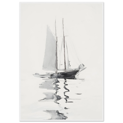 Abstract boat - Poster - Arthena