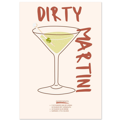 Dirty Martini - Poster - Arthena