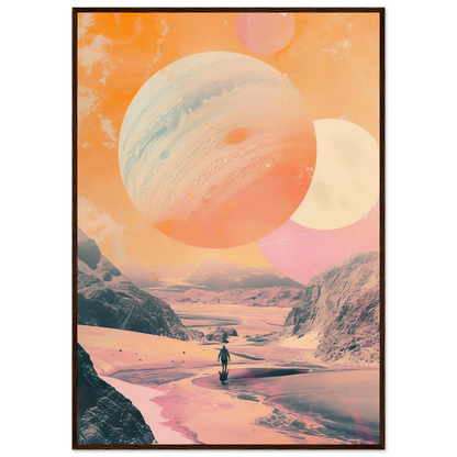 Lost Wanderer Beneath Alien Suns - Poster - Arthena