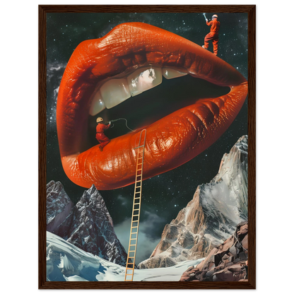Lip Construction - Poster - Arthena