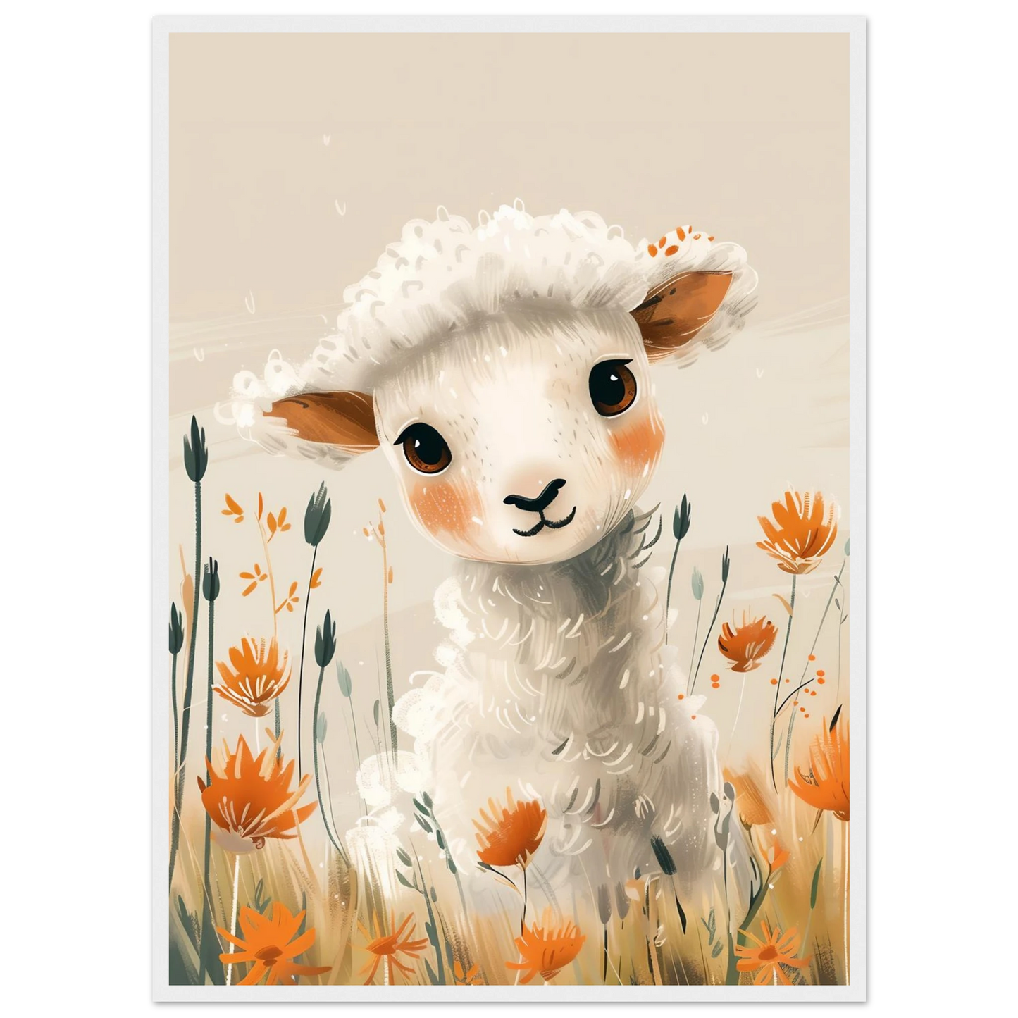 Baby Lamb - Poster - Arthena