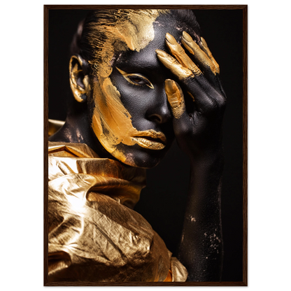 Eclipsed in gold - Poster - Arthena