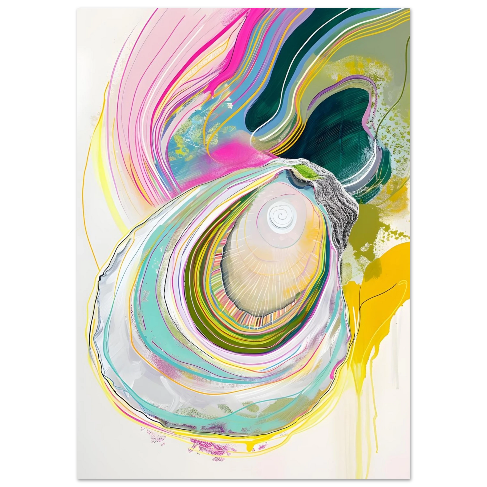 Colorful Oyster - Poster - Arthena