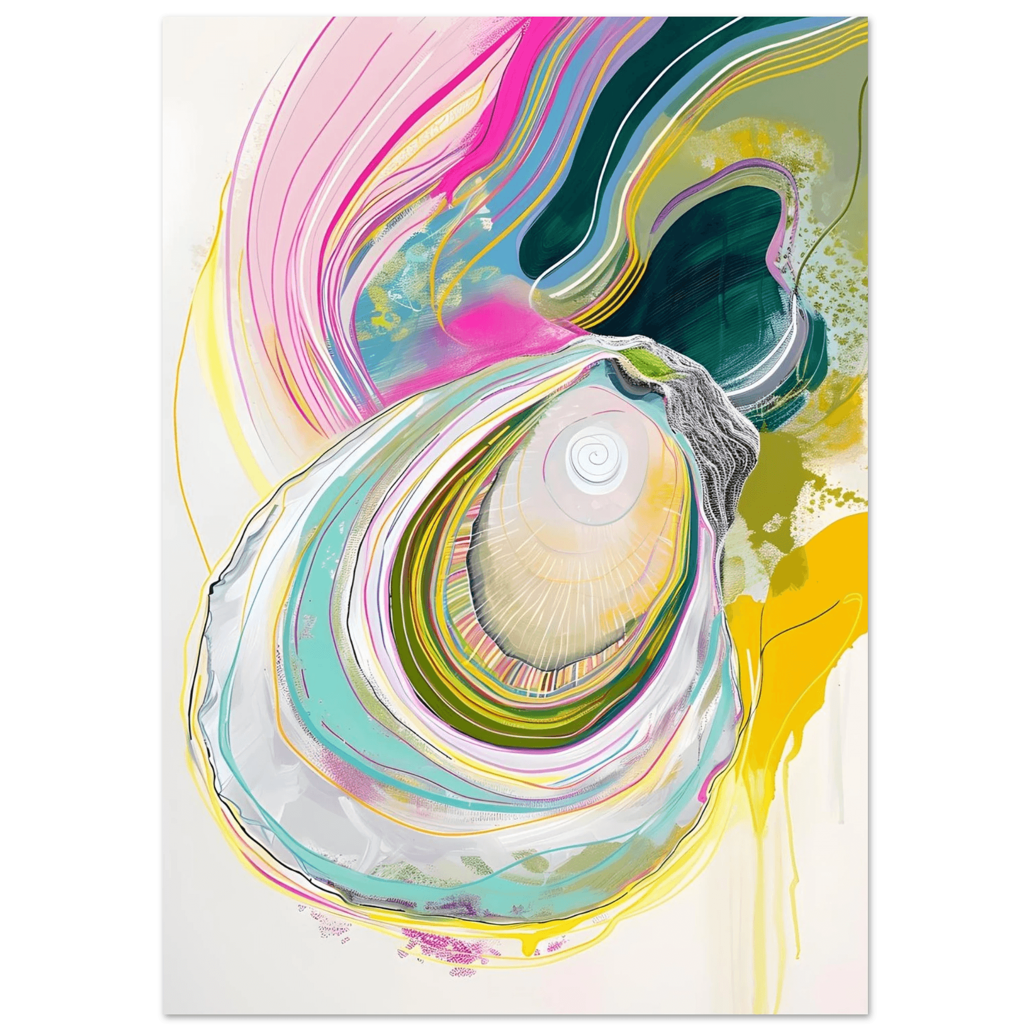 Colorful Oyster - Poster - Arthena