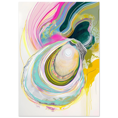 Colorful Oyster - Poster - Arthena