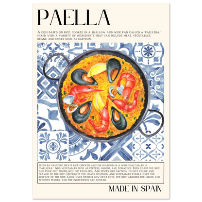 Paella - Poster - Arthena