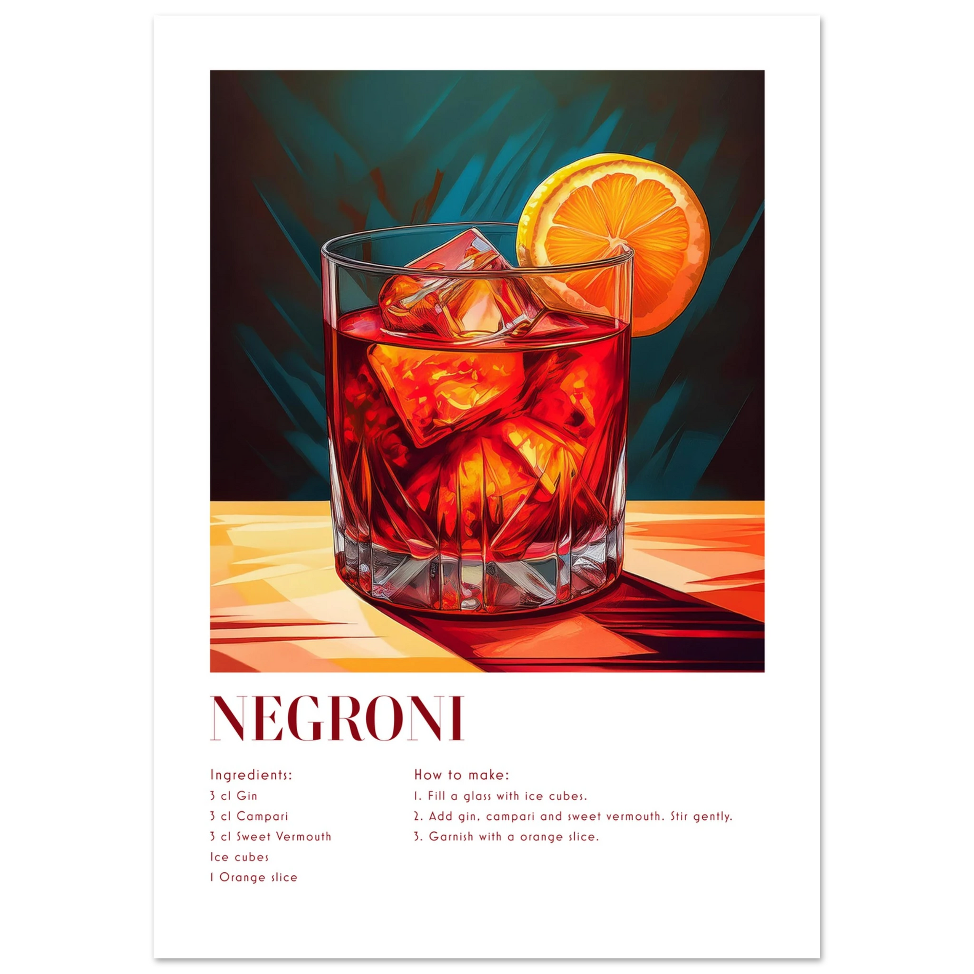 Negroni - Poster - Arthena