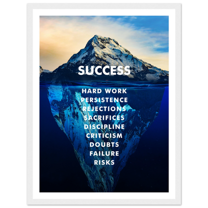 The Iceberg of Success - Poster - Arthena