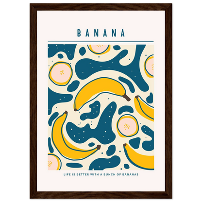 Life is better with banana - Poster - Arthena