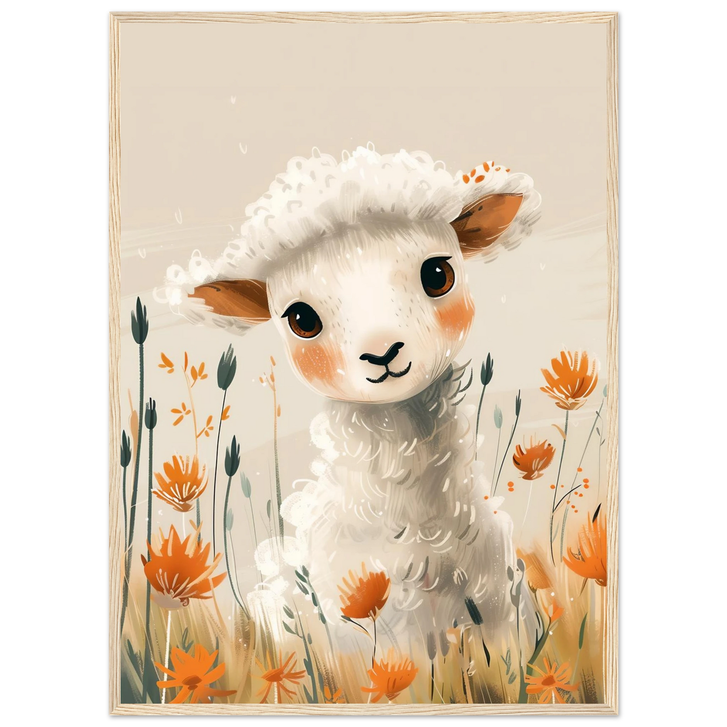 Baby Lamb - Poster - Arthena