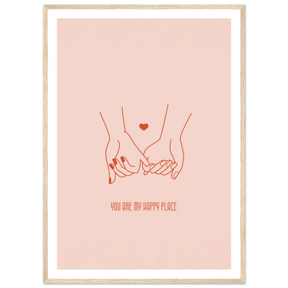 You are my happy place - Poster - Arthena