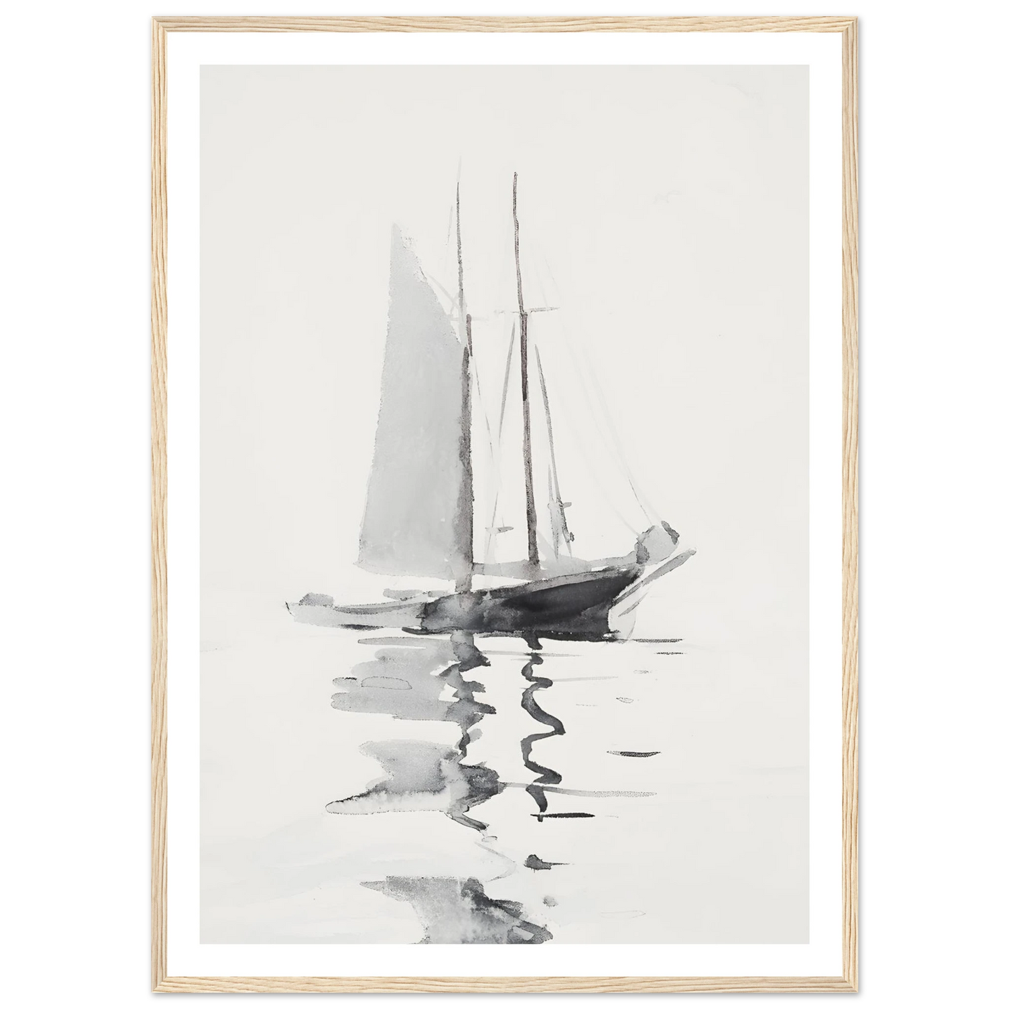 Abstract boat - Poster - Arthena