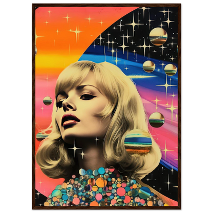 Retro Galaxy Queen - Poster - Arthena