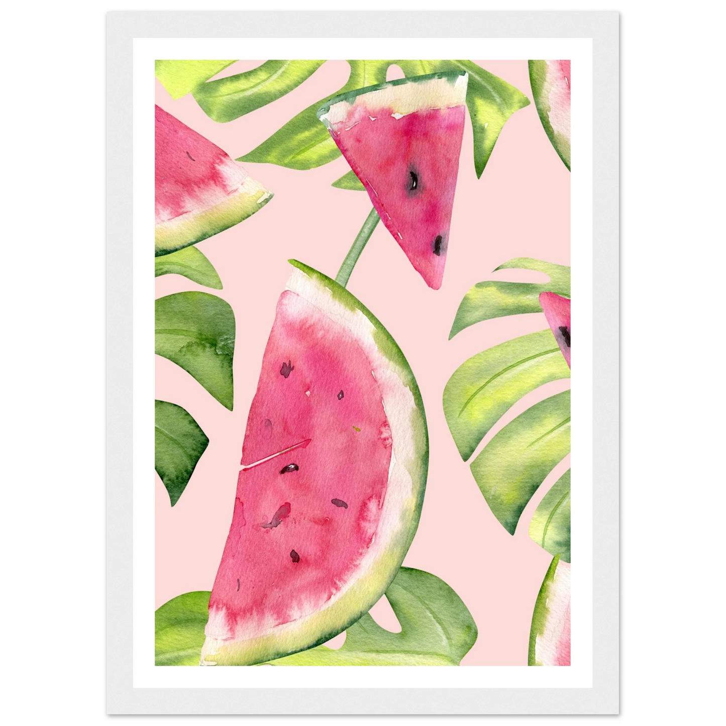 Watermelon Slices - Poster - Arthena