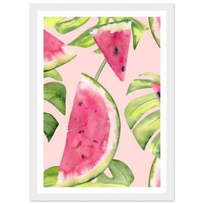 Watermelon Slices - Poster - Arthena
