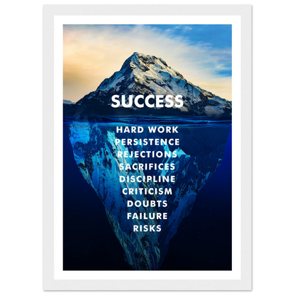 The Iceberg of Success - Poster - Arthena