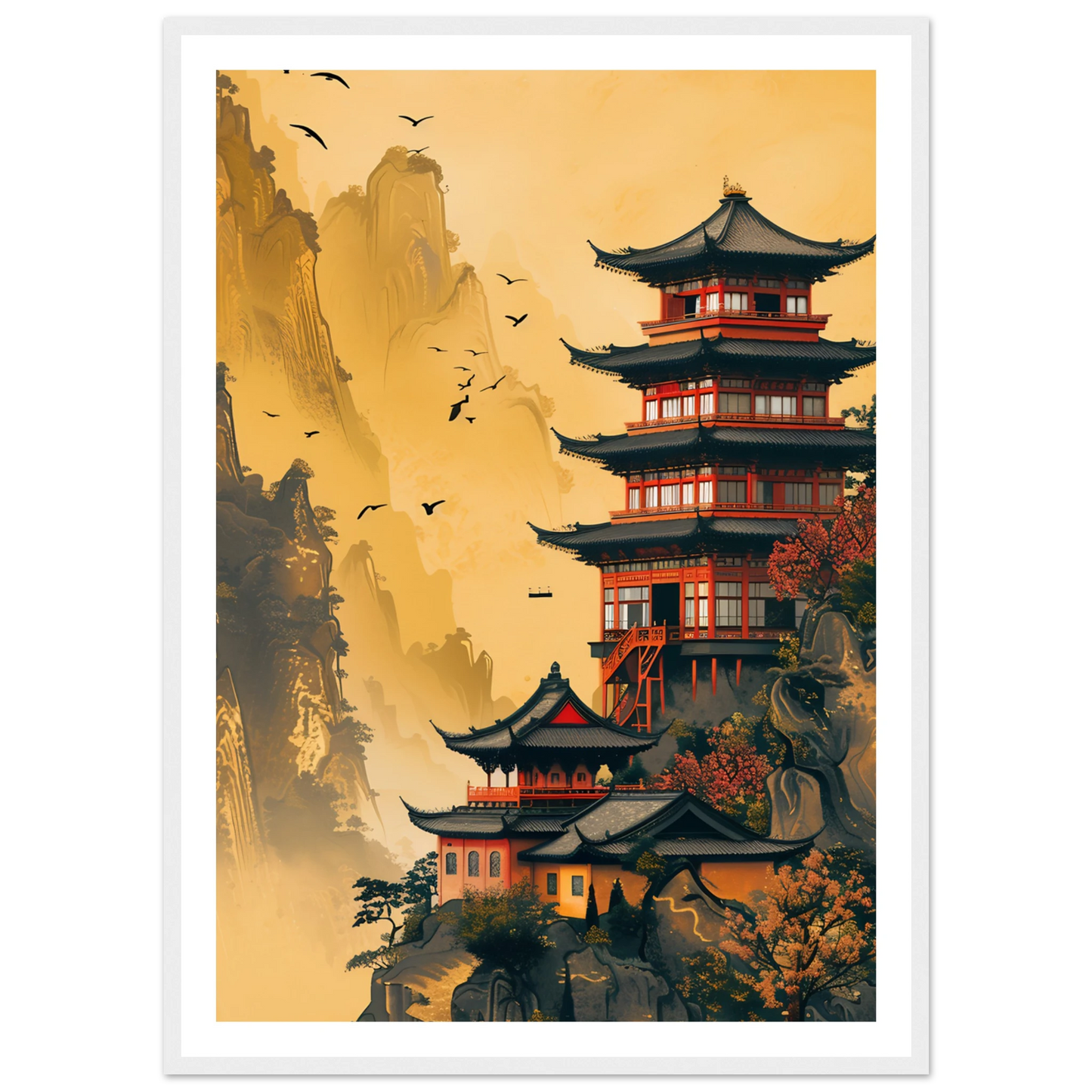 Temple of Tranquility - Poster - Arthena