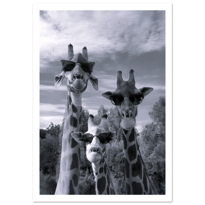 A Sunny Day to be a Giraffe - Poster - Arthena