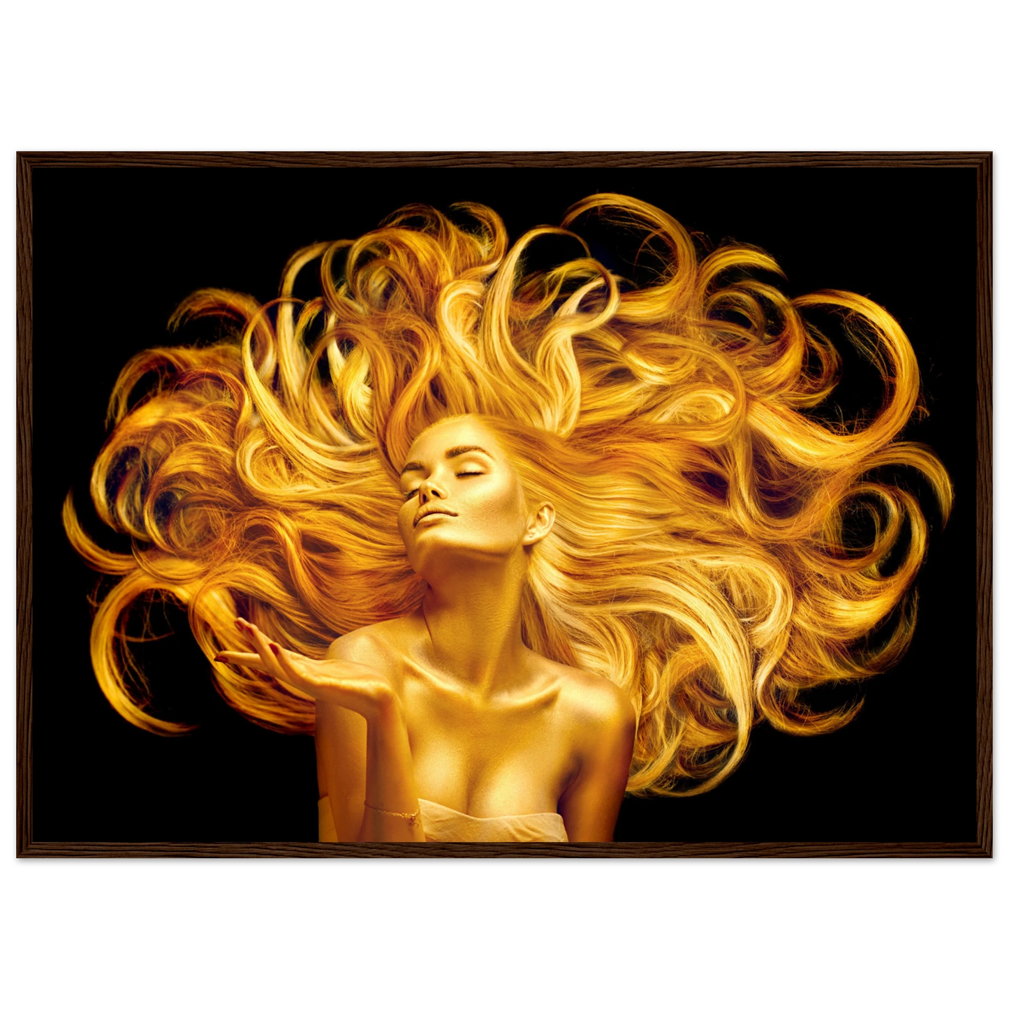 Golden Flow - Poster - Arthena