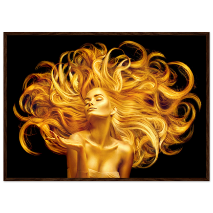 Golden Flow - Poster - Arthena