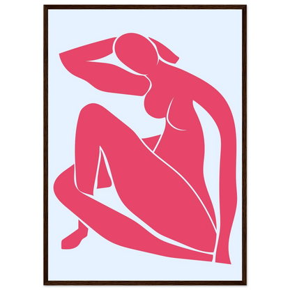 Body Positivity in Red - Poster - Arthena
