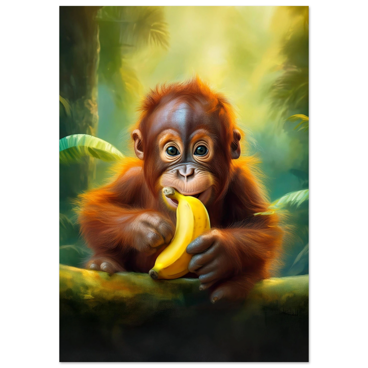 Orangutang Baby - Poster - Arthena