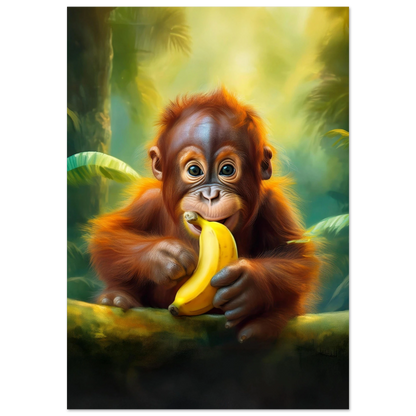 Orangutang Baby - Poster - Arthena