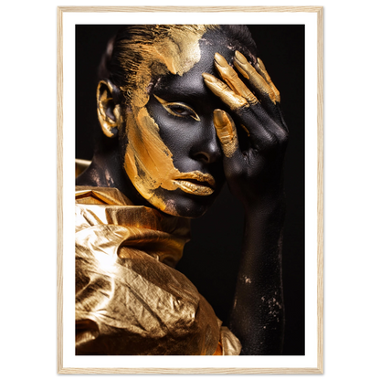 Eclipsed in gold - Poster - Arthena