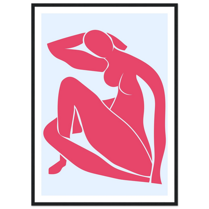 Body Positivity in Red - Poster - Arthena