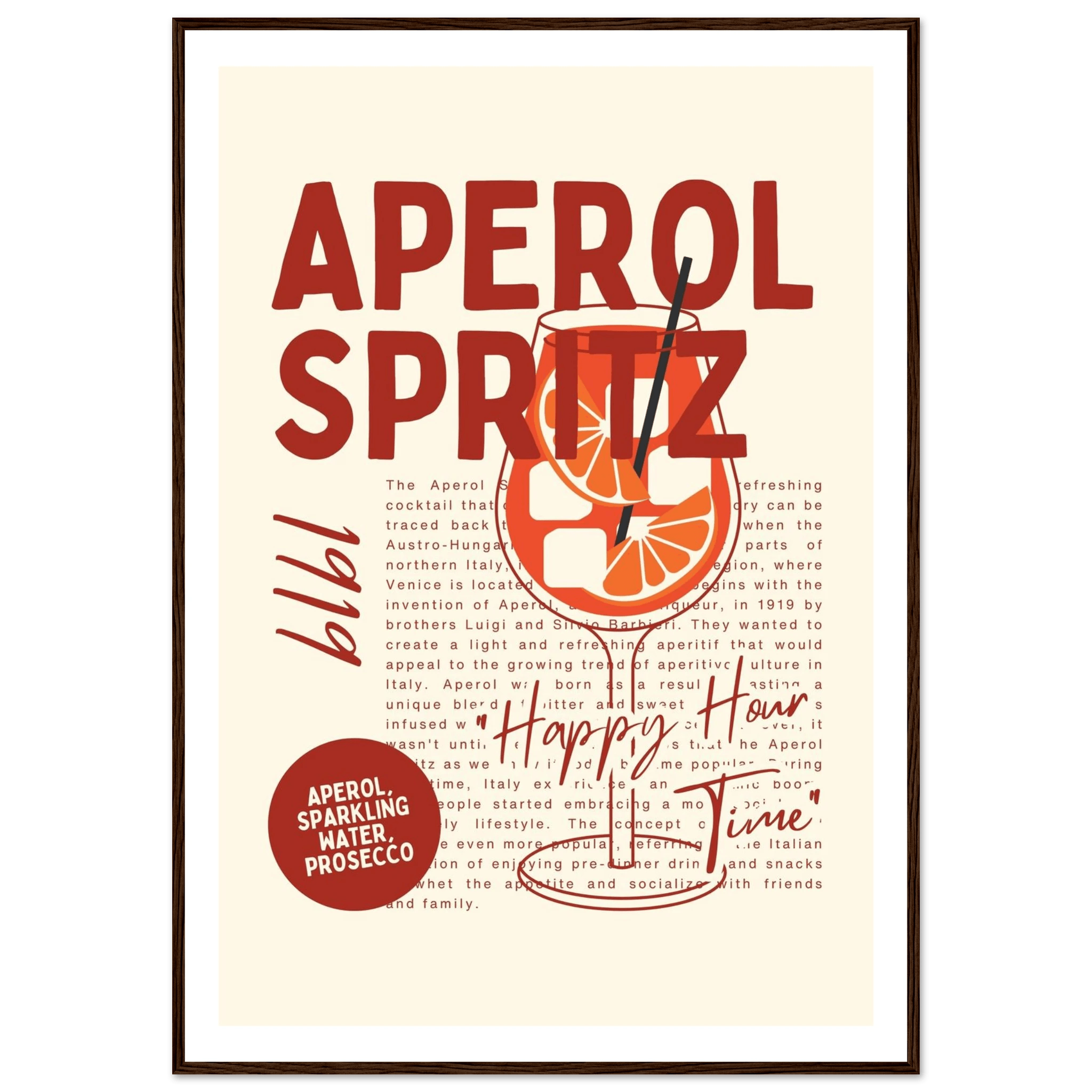 Aperol Spritz 1919 - Poster - Arthena