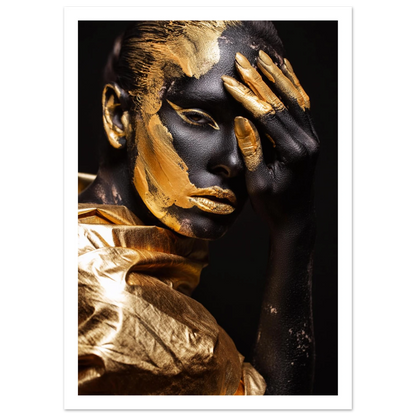 Eclipsed in gold - Poster - Arthena