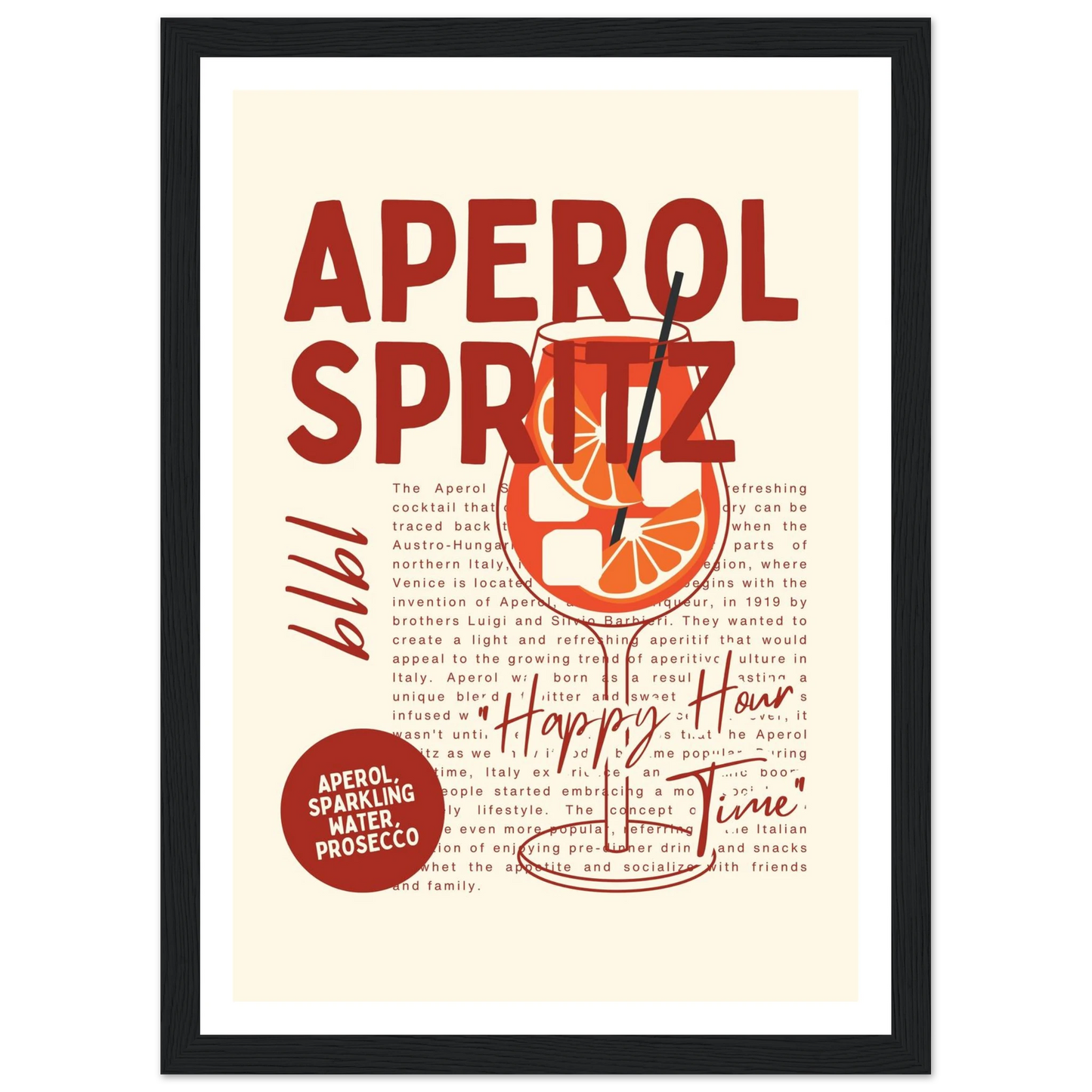 Aperol Spritz 1919 - Poster - Arthena