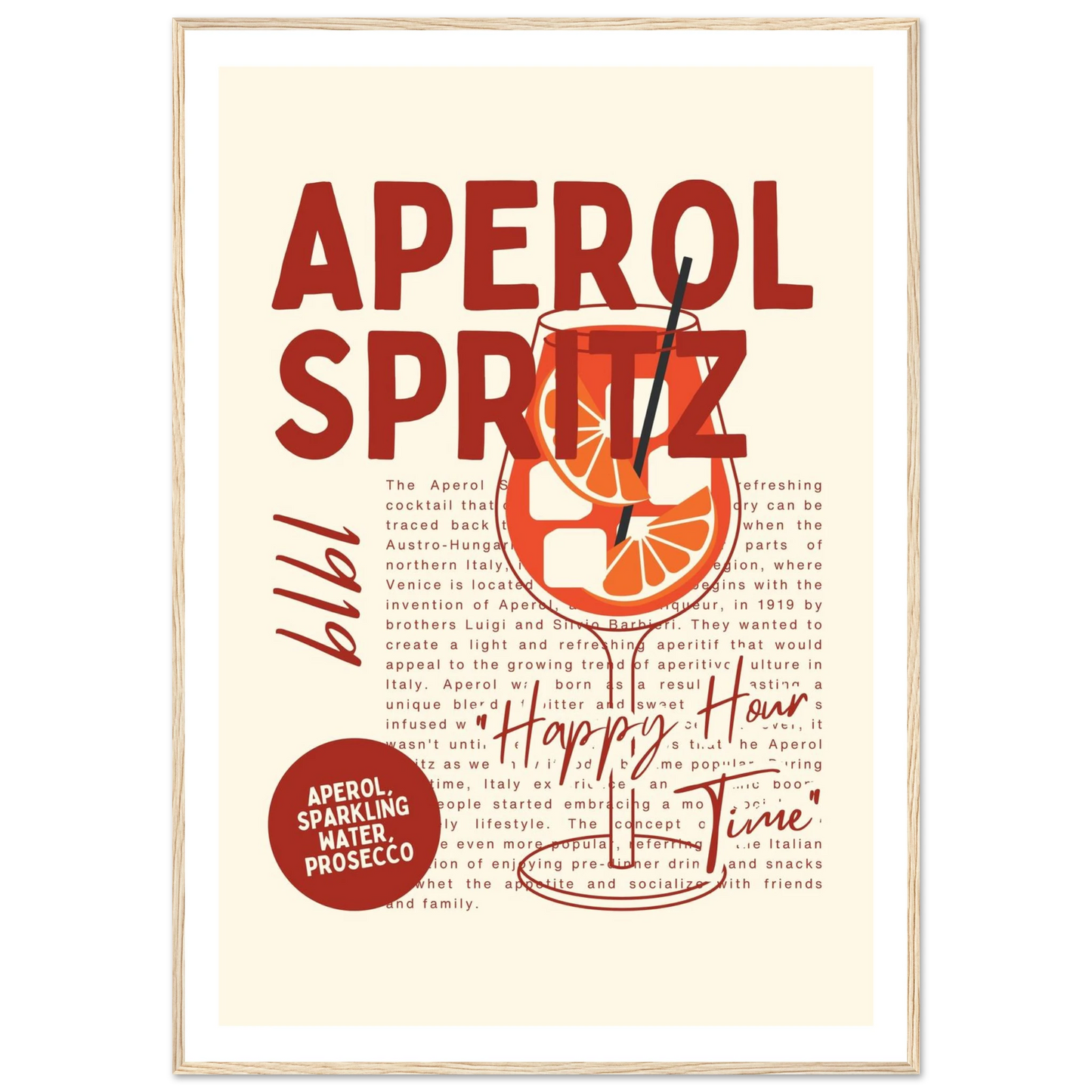 Aperol Spritz 1919 - Poster - Arthena