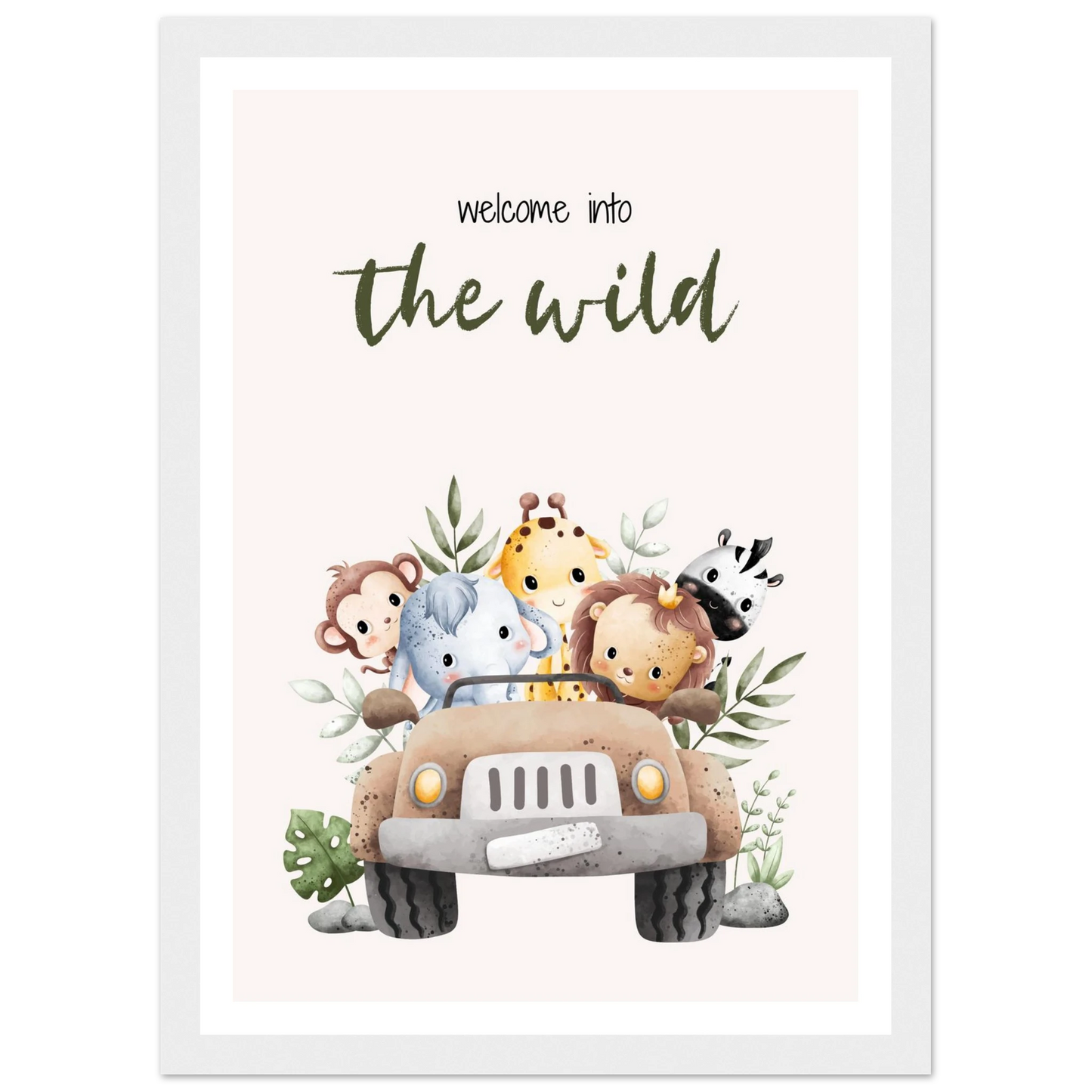 Welcome into the wild - Poster - Arthena