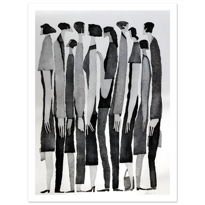 Silent Crowd - Poster - Arthena