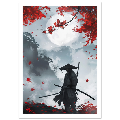 Crimson Leaves - Poster - Arthena