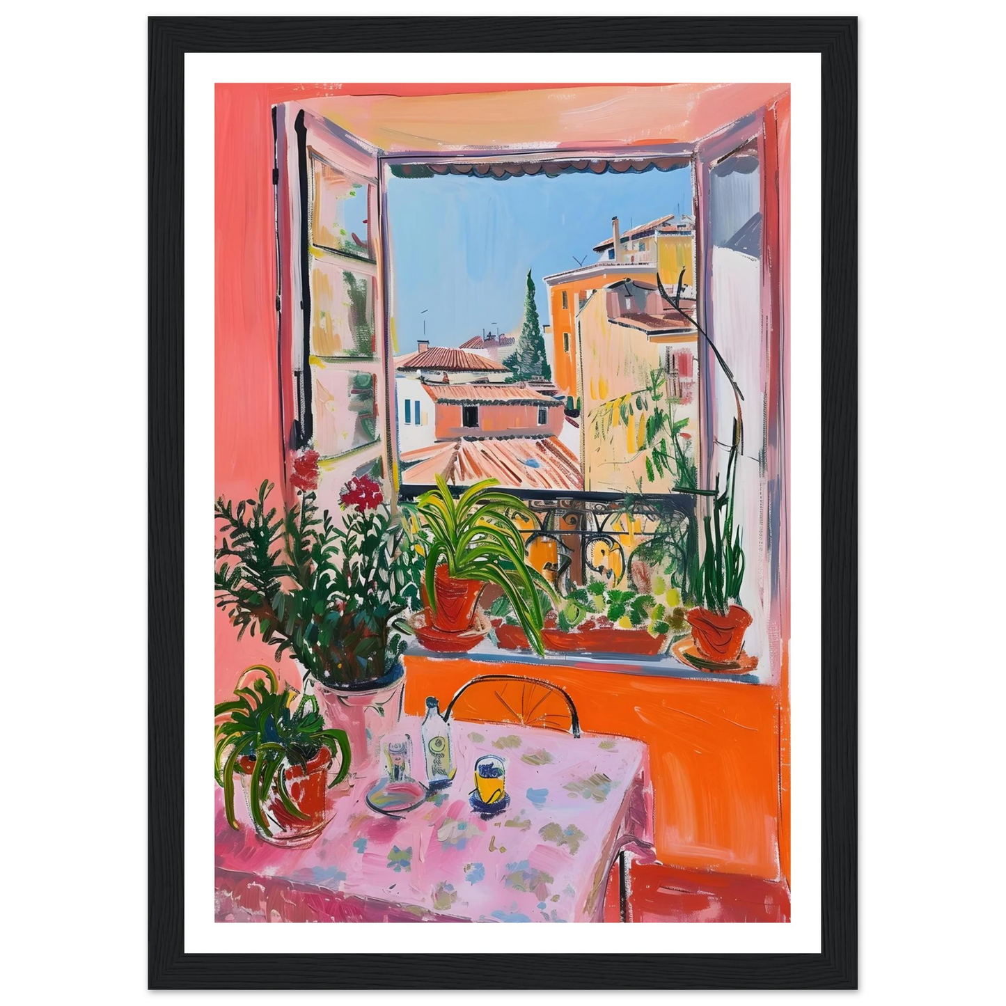 Sunny Window View - Poster - Arthena